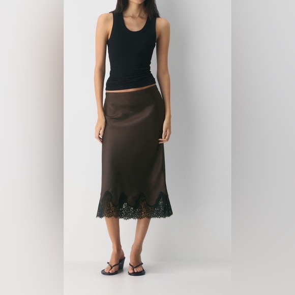 Aritzia Dresses & Skirts - Aritzia Wilfred
Henrietta Satin Skirt